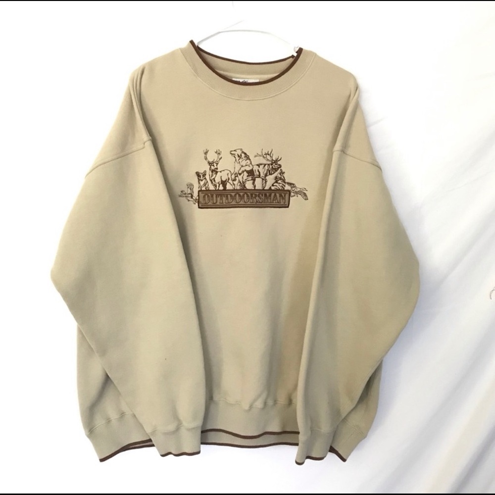 Outdoorsman Vintage Oversized Crewneck